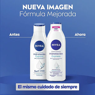 Crema Corporal Nivea Hidratación Express 250ml