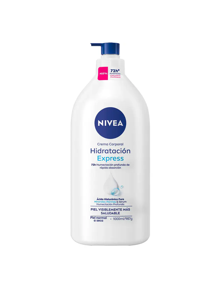 Crema Corporal Nivea Hidratación Express 1000ml 1