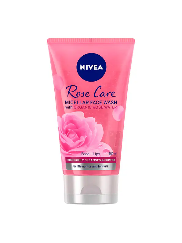 Gel Facial Limpiador Nivea con Agua de Rosas 150 ml 1