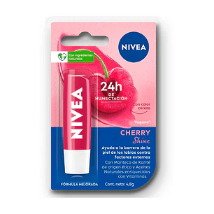 Protector Labial Nivea Cherry Shine