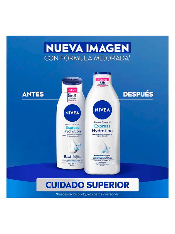 Loción Corporal Nivea Hidratación Express 400ml 4