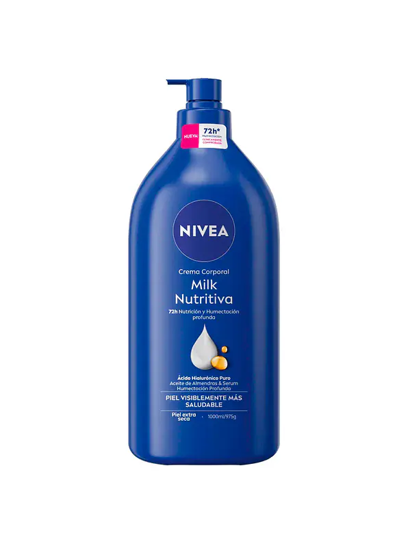 Crema Corporal Nivea Milk Nutritiva 1000ml 1