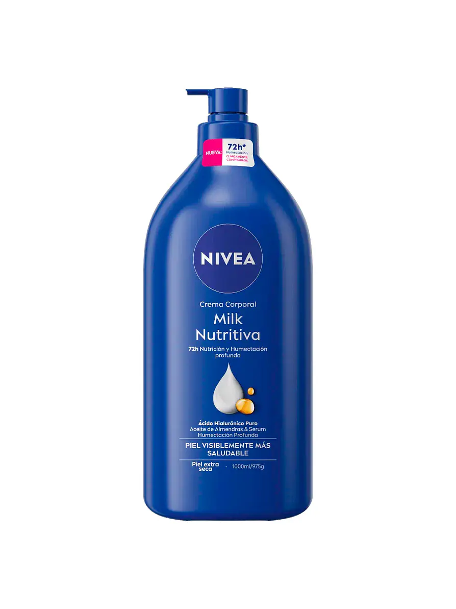Crema Corporal Nivea Milk Nutritiva 1000ml 1