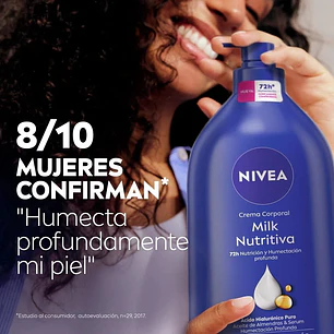 Crema Corporal Nivea Milk Nutritiva 1000ml