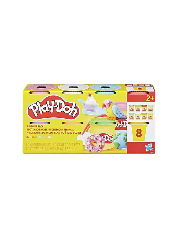 Play-Doh Pack Arcoíris De 8 Colores  1