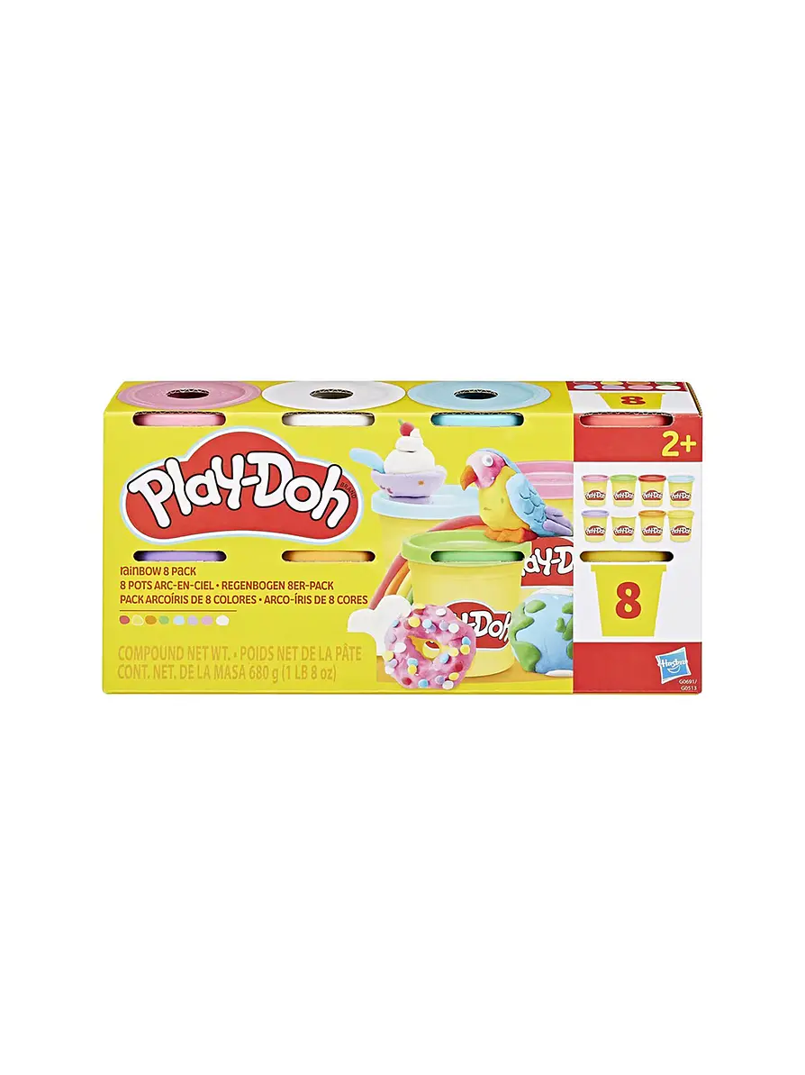 Play-Doh Pack Arcoíris De 8 Colores  1