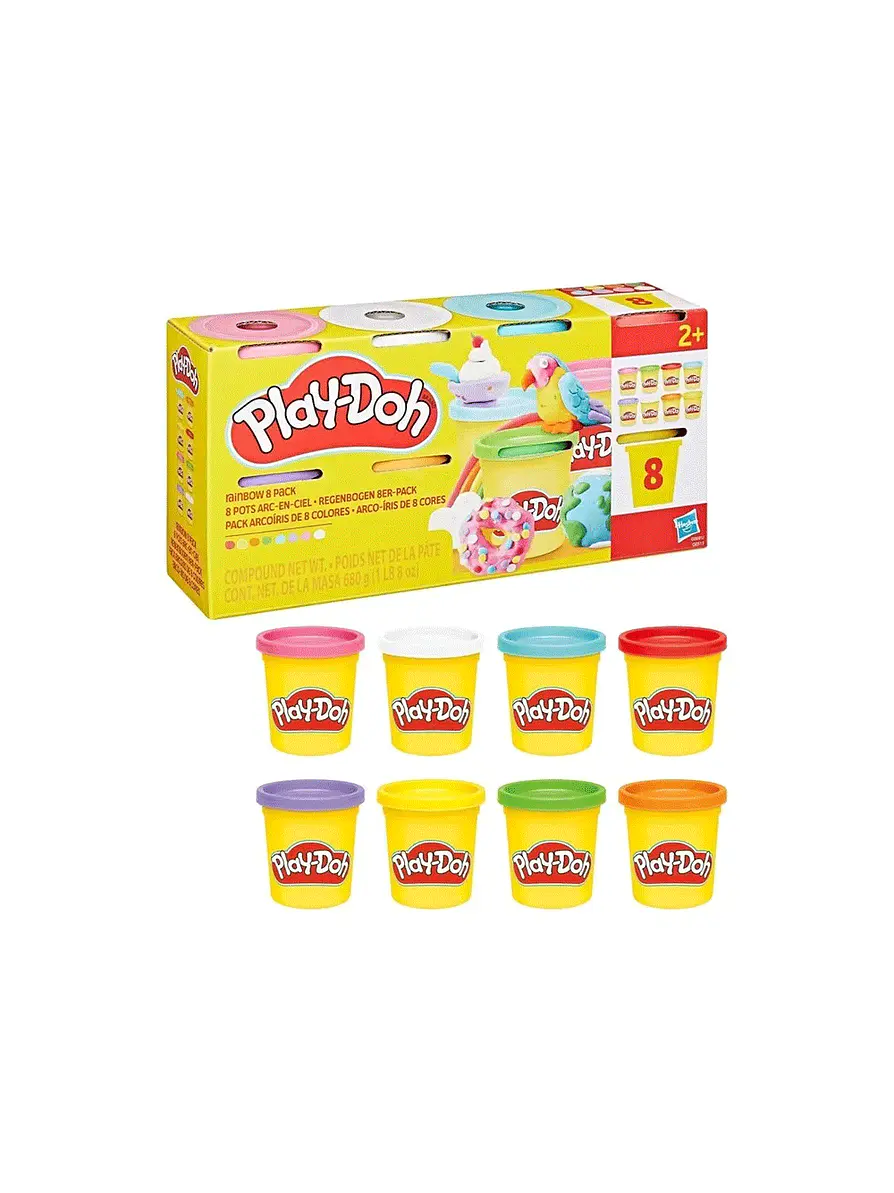 Play-Doh Pack Arcoíris De 8 Colores  2