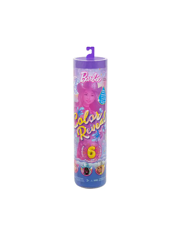 Barbie Color Reveal Muñeca Moda Disco Sorpresa 1