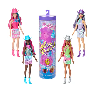 Barbie Color Reveal Muñeca Moda Disco Sorpresa