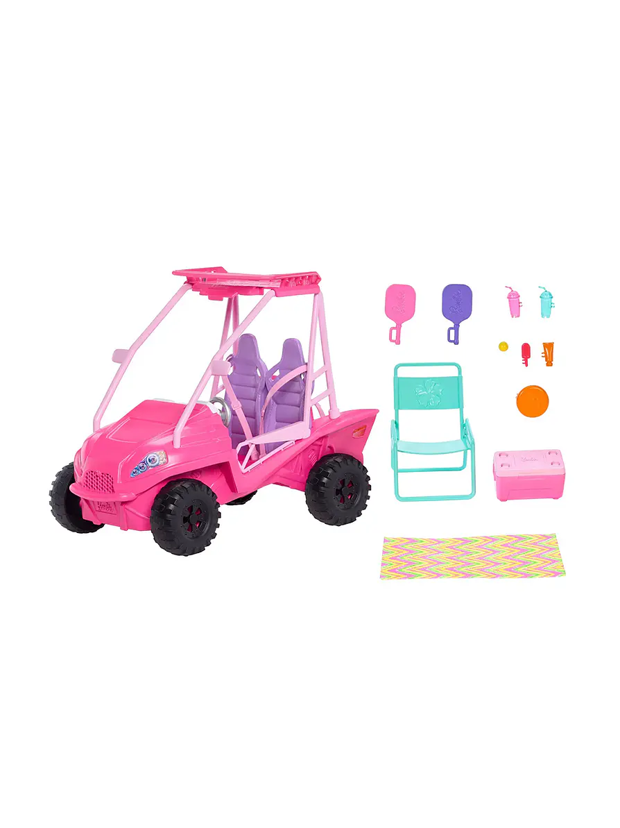 Barbie Detectives en La Playa Vehículo De Juguete Buggy 3