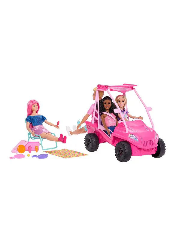Barbie Detectives en La Playa Vehículo De Juguete Buggy 4
