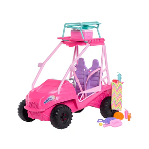 Barbie Detectives en La Playa Vehículo De Juguete Buggy