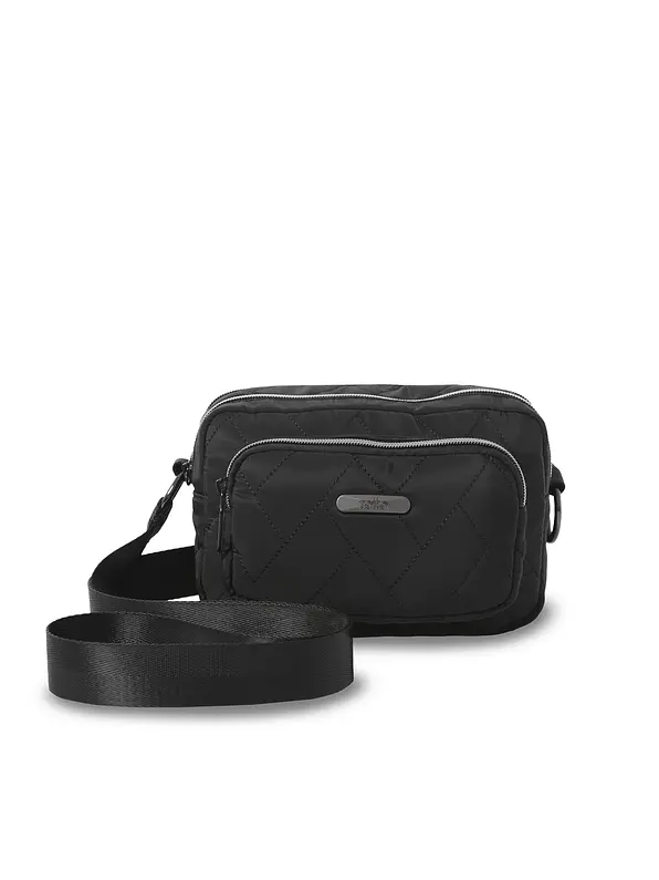 Bolso Totto para Mujer 2 en 1 Funty 3.0 Quilted Crossbody pequeño Negro  1