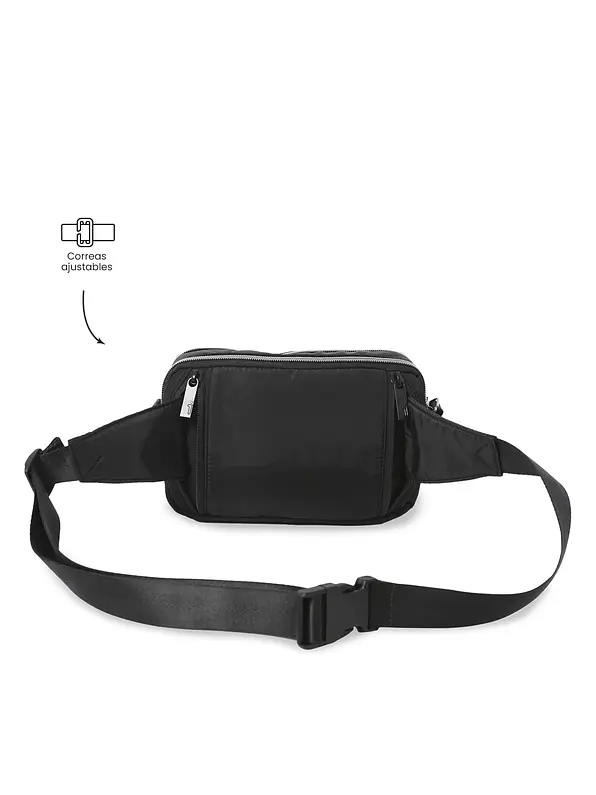 Bolso Totto para Mujer 2 en 1 Funty 3.0 Quilted Crossbody pequeño Negro  3