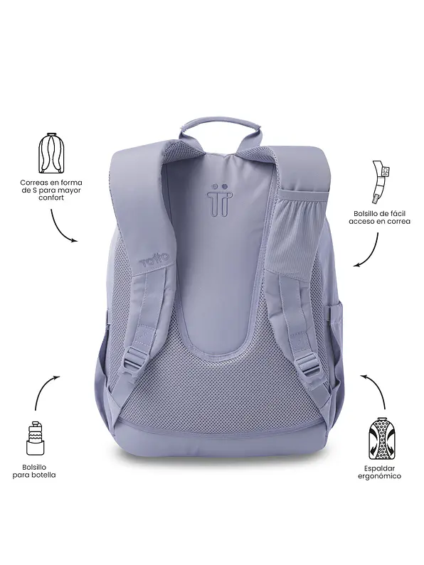 Morral Acuarela Ecole Solid Totto 3