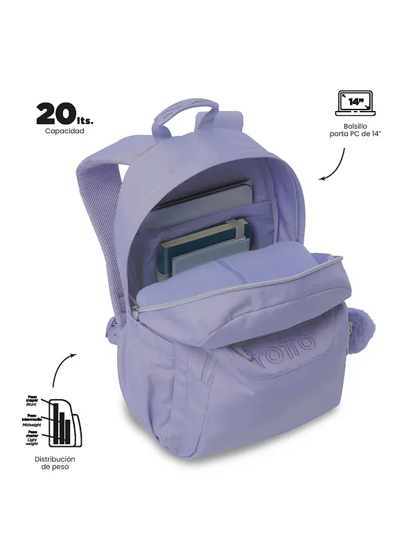 Morral Acuarela Ecole Solid Totto 4