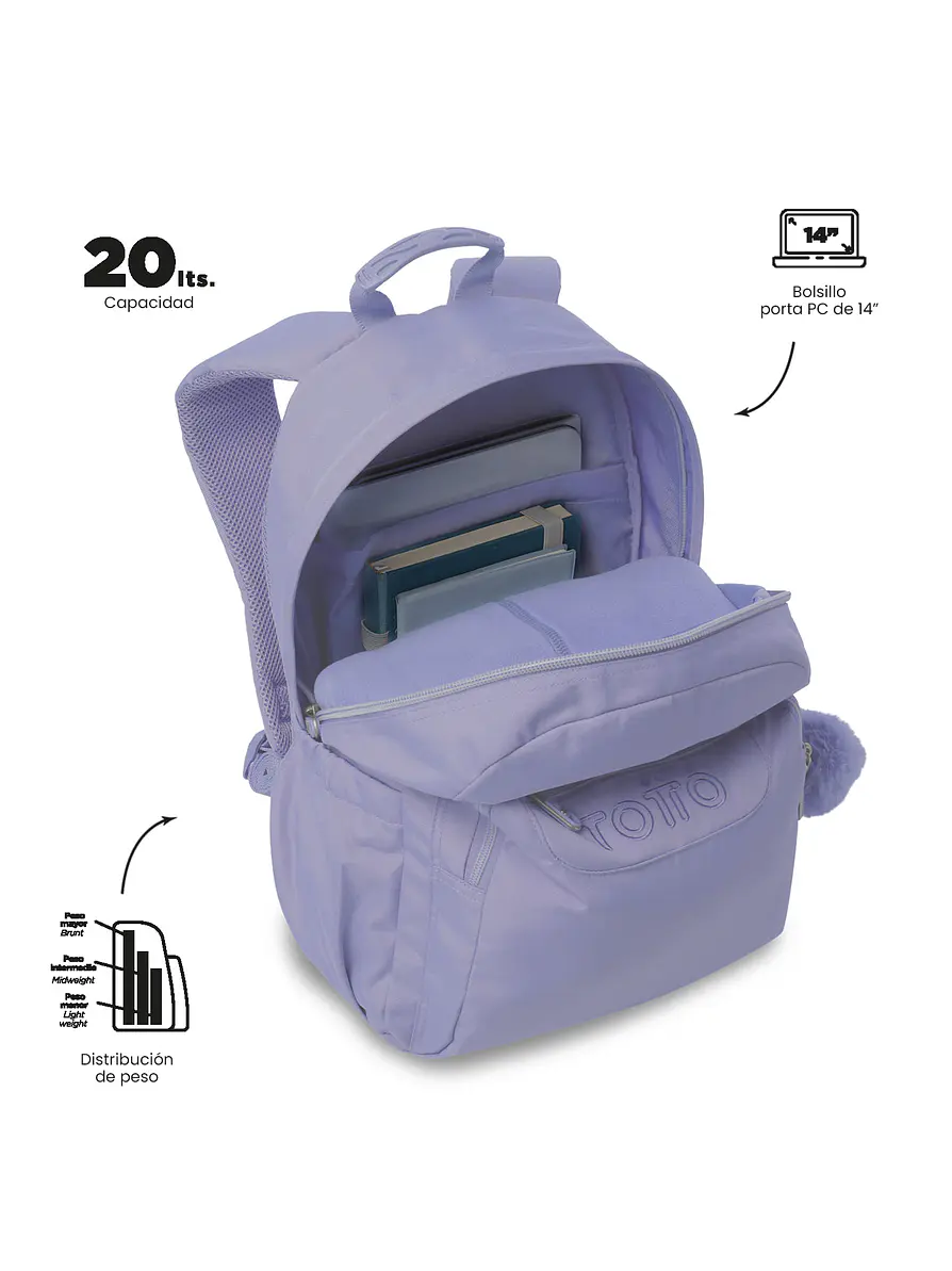 Morral Acuarela Ecole Solid Totto 4
