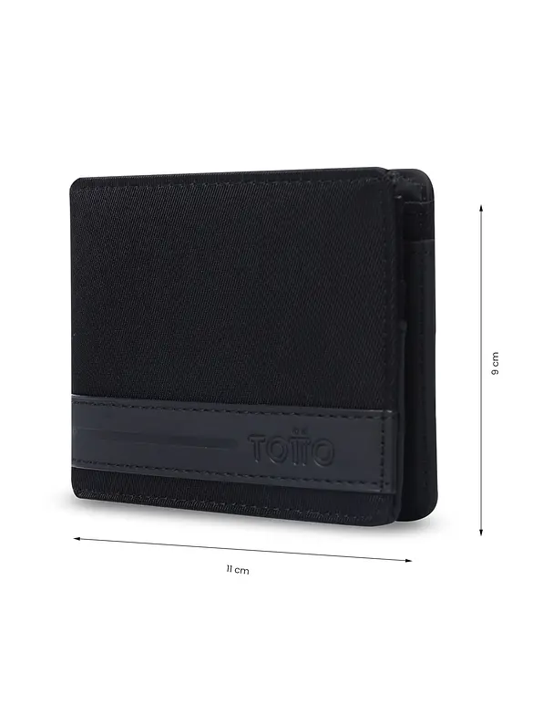 Billetera Totto Vlideri 3.0 con RFID Blocker Negra 2