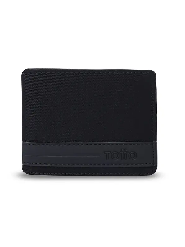 Billetera Totto Vlideri 3.0 con RFID Blocker Negra 1