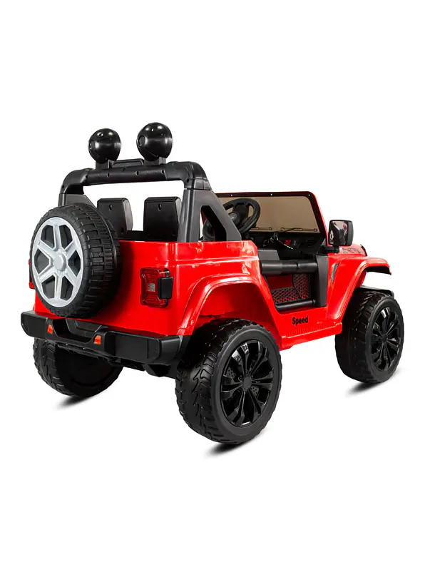 Vehiculo Wrangler Speed Red 12v 3