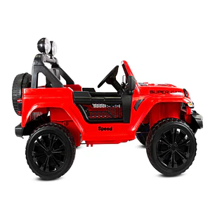 Vehiculo Wrangler Speed Red 12v