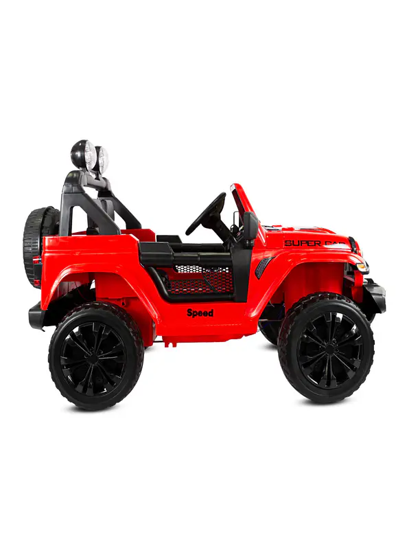 Vehiculo Wrangler Speed Red 12v 2