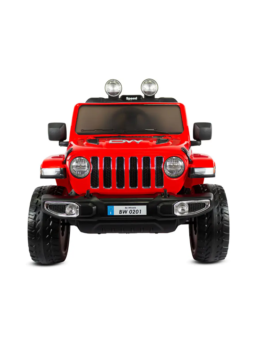 Vehiculo Wrangler Speed Red 12v 4