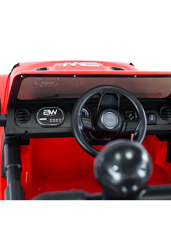Vehiculo Wrangler Speed Red 12v 8