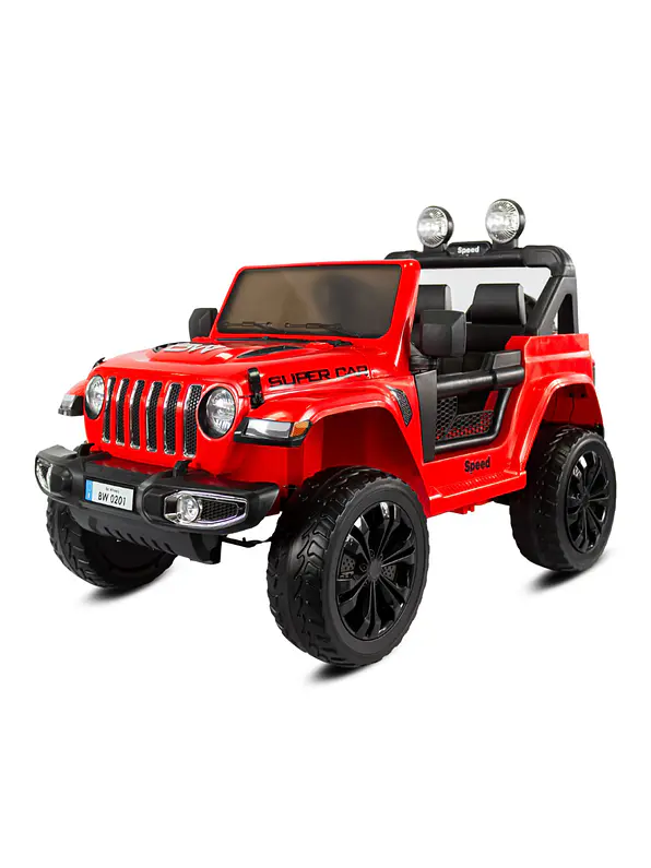 Vehiculo Wrangler Speed Red 12v 1