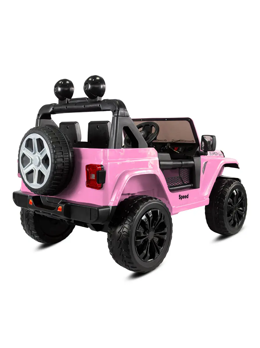 Vehículo Wrangler Speed Pink 12v 4
