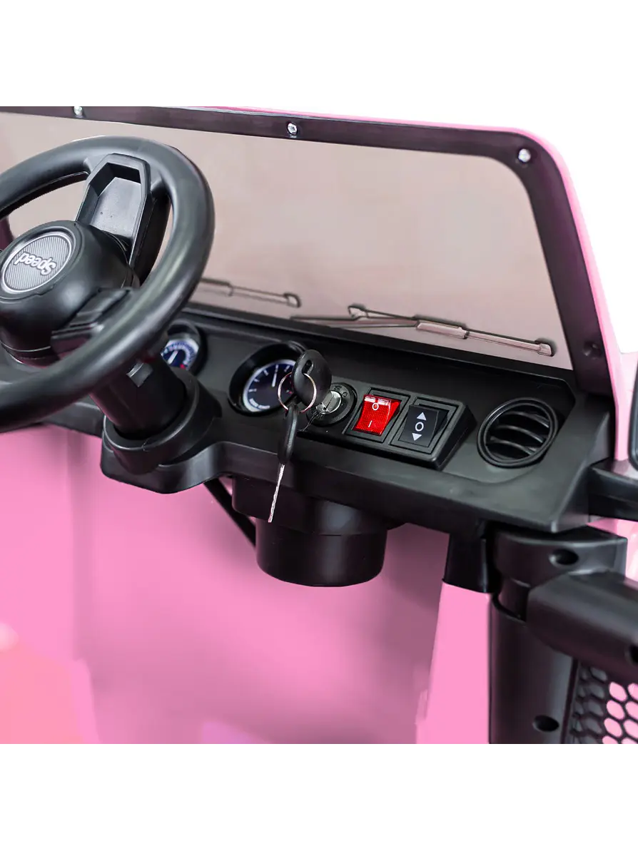 Vehículo Wrangler Speed Pink 12v 7