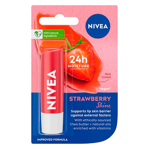 Protector Labial Nivea Strawberry Shine