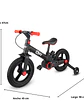 Bicicleta 4 en 1 Revolt Plegable Black - Miniatura 4