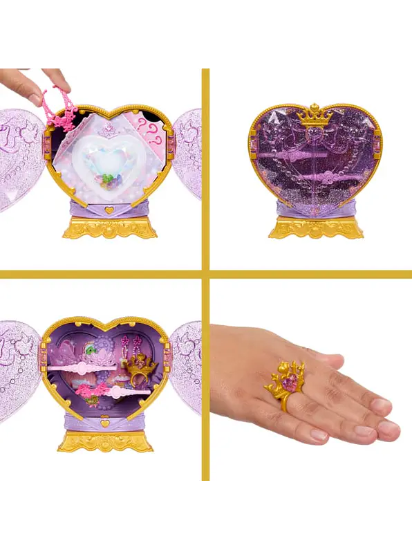 Rapunzel Jewel Reveal Disney Princesas con 8 Sorpresas, Incluido un Joyero y 10 accesorios 3