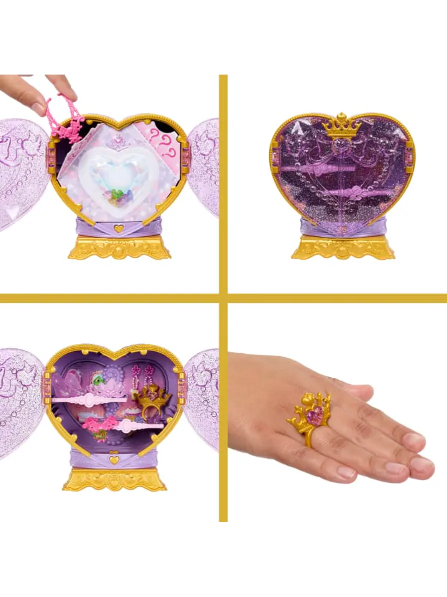 Rapunzel Jewel Reveal Disney Princesas con 8 Sorpresas, Incluido un Joyero y 10 accesorios 3