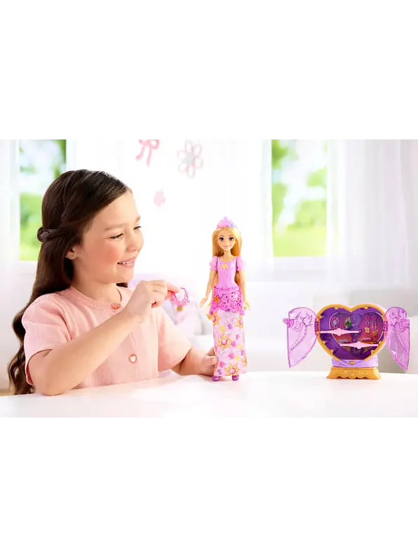 Rapunzel Jewel Reveal Disney Princesas con 8 Sorpresas, Incluido un Joyero y 10 accesorios 6