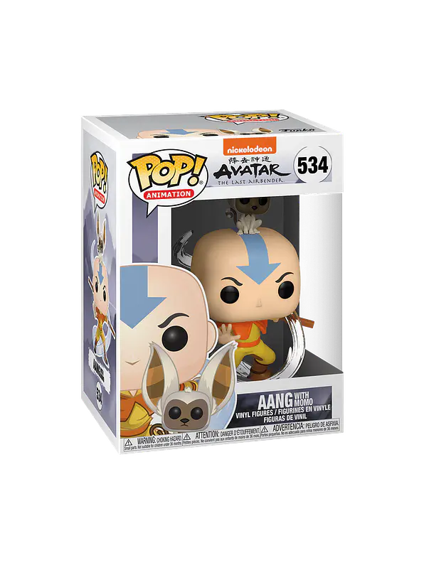 Funko Pop Aang with Momo Avatar 1