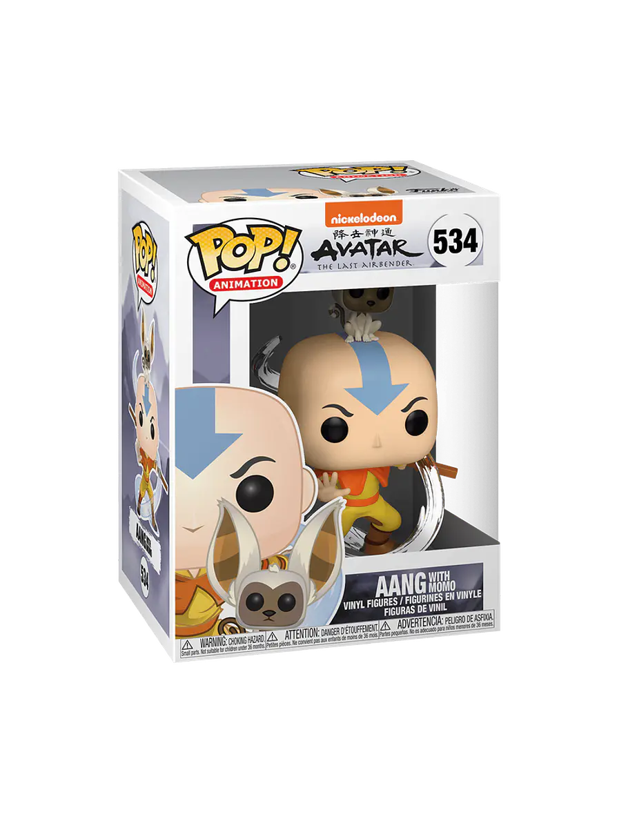 Funko Pop Aang with Momo Avatar 1