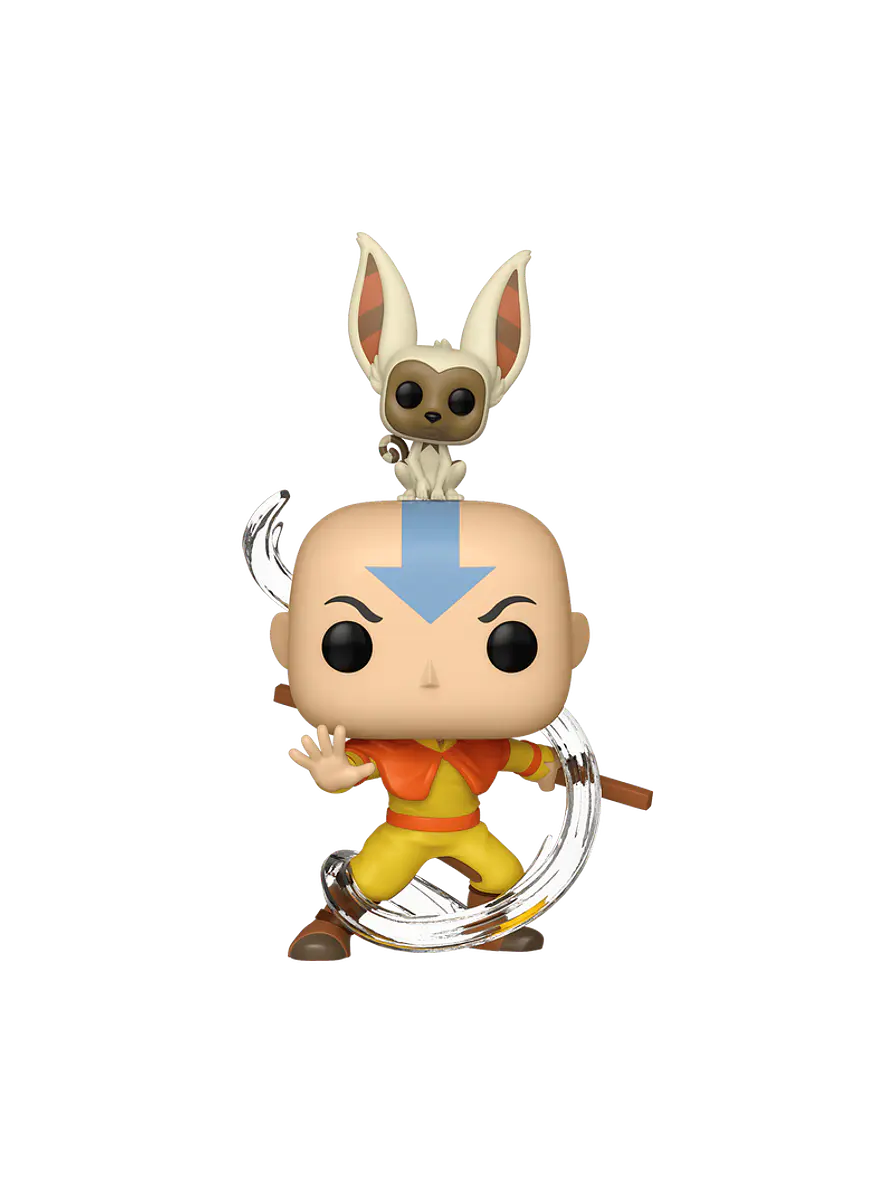 Funko Pop Aang with Momo Avatar 2