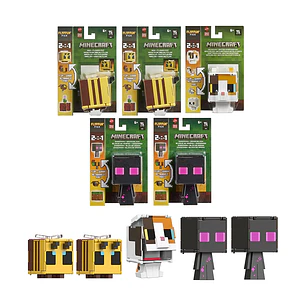Figura Minecraft Intercambiable 2 En 1 Surtida