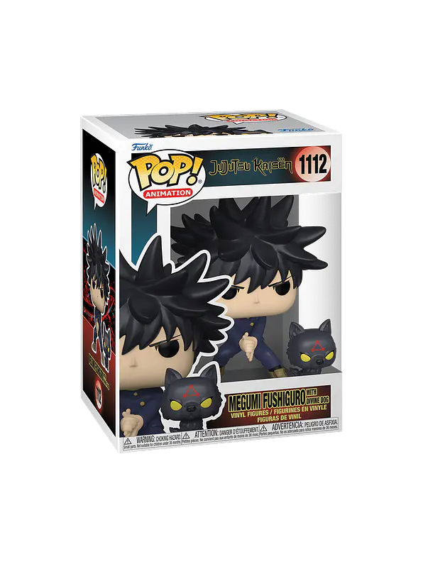 Funko Pop Megumi Fushiguro y su perro divino Jujutsu Kaisen 1
