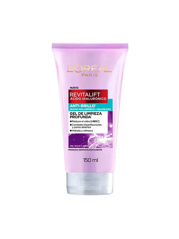 Gel de Limpieza Profunda Loreal Paris Anti Brillo 150ml 1