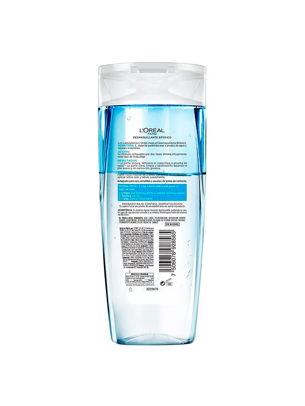 Desmaquillante Loreal Bifásico Hidra Total X 200ml 2