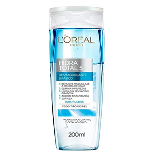 Desmaquillante Loreal Bifásico Hidra Total X 200ml