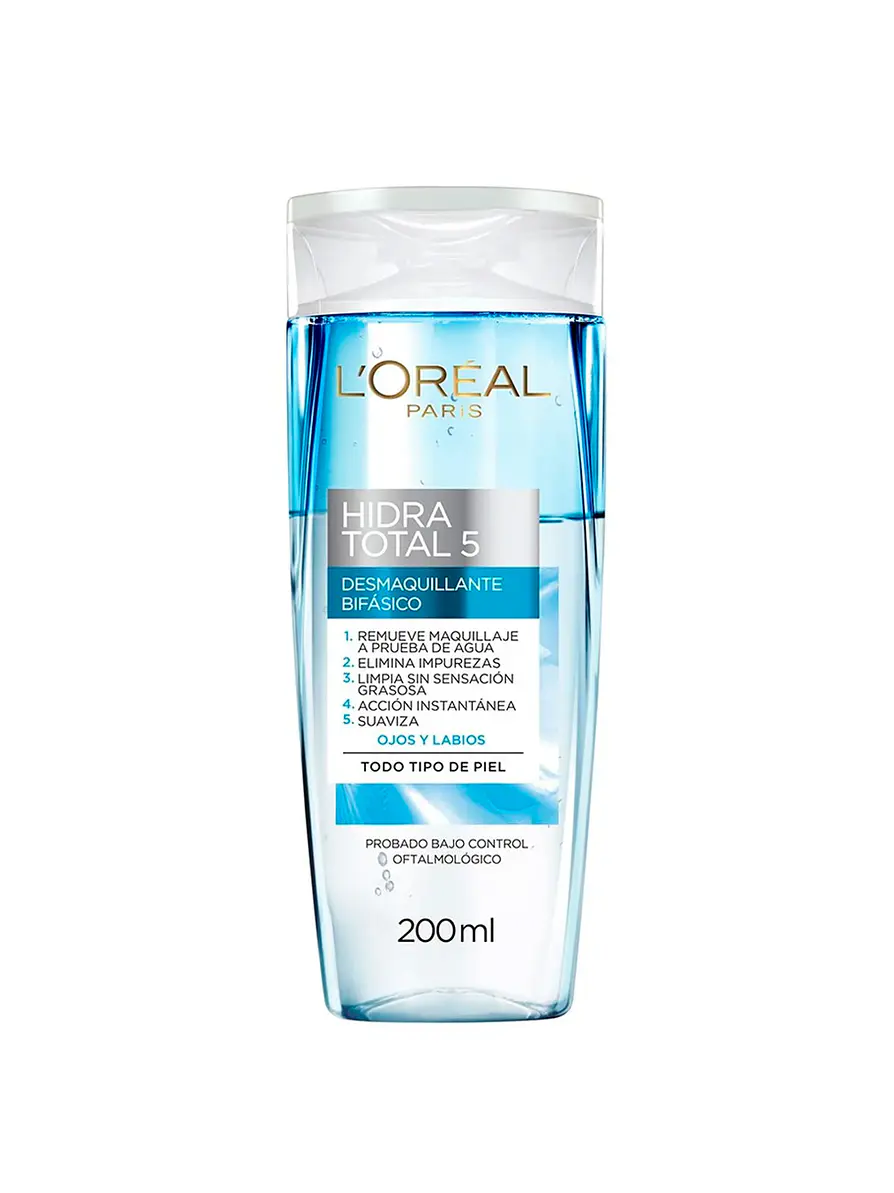 Desmaquillante Loreal Bifásico Hidra Total X 200ml 1