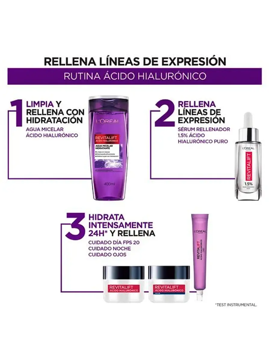 Agua Micelar Revitalif con Ácido Hialurónico 3