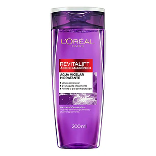 Agua Micelar Revitalif con Ácido Hialurónico