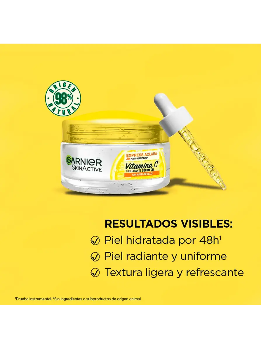 Serum Gel Garnier Hidratante Vitamina C X 50 ml 3