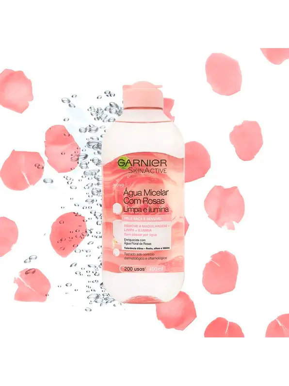 Agua Micelar Garnier Skinactive Rosas X 400 ml 2