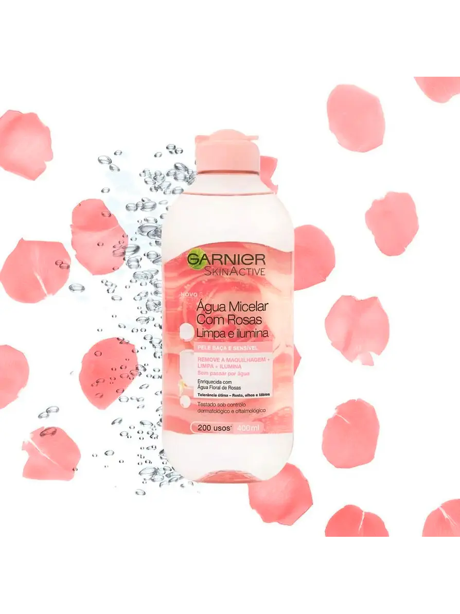Agua Micelar Garnier Skinactive Rosas X 400 ml 2